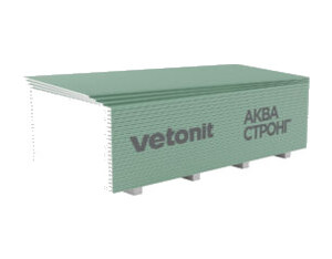 Гипсокартон Gyproc (Гипрок) Аква Стронг 2500х1200х15 мм усиленный влагостойкий