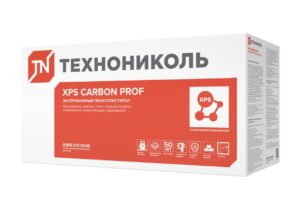 Утеплитель, пенополистирольные экструзионные ТЕХНОНИКОЛЬ CARBON PROF/ КАРБОН ПРОФ (1180х580х100х4 пл.-L; 0,274 м3/уп.)