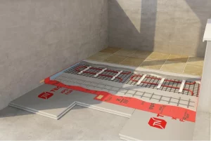 Утепление пола с электрическими нагревательными элементами