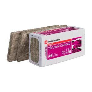 Плиты теплозвукоизоляционные 37 PN Тёплый каркас [5 плит] 1200-610-100 (40уп/пал. 4*10уп*0.366)
