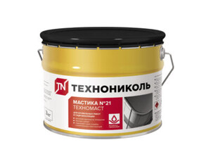 Мастика кровельная ТЕХНОНИКОЛЬ №21 (Техномаст), ведро 3 кг