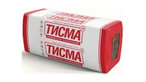 Утеплитель минеральный Кнауф ТИСМА ТS38 (1300х600х100ммх8шт), (0,62м³/уп; 40уп/пал) в упак.6,24 м.кв.