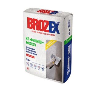 Шпаклевка полимерная белоснежная WR650 КР Финиш+ BROZEX 20 кг