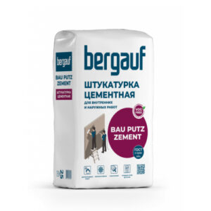 Штукатурка цементная "BERGAUF Bau Putz Zement" 25кг