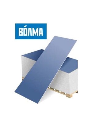 Гипсовая строительная плита влагоогнестойкая усиленная "ВОЛМА-Сила" УК 12,5-1200-2000 ГОСТ 32614-2012