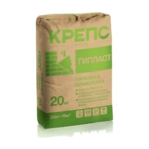 Шпаклевка гипсовая КРЕПС ГИПЛАСТ 20 кг